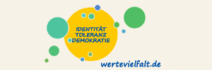 Hier kommen Sie zur offiziellen Webseite der Wertevielfalt.de :: Identität - Toleranz - Demokratie